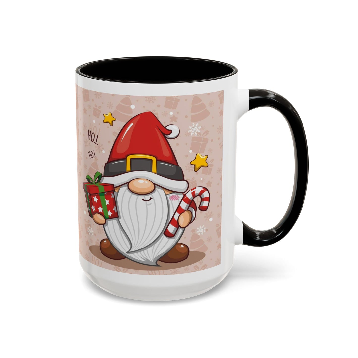 Ho Ho Santa Gnome Christmas Mug, Cute Holiday Coffee Cup, Festive Hot Cocoa Mug, Gnome Lover Christmas Gift, Cozy Winter Drinkware for Holiday Cheer