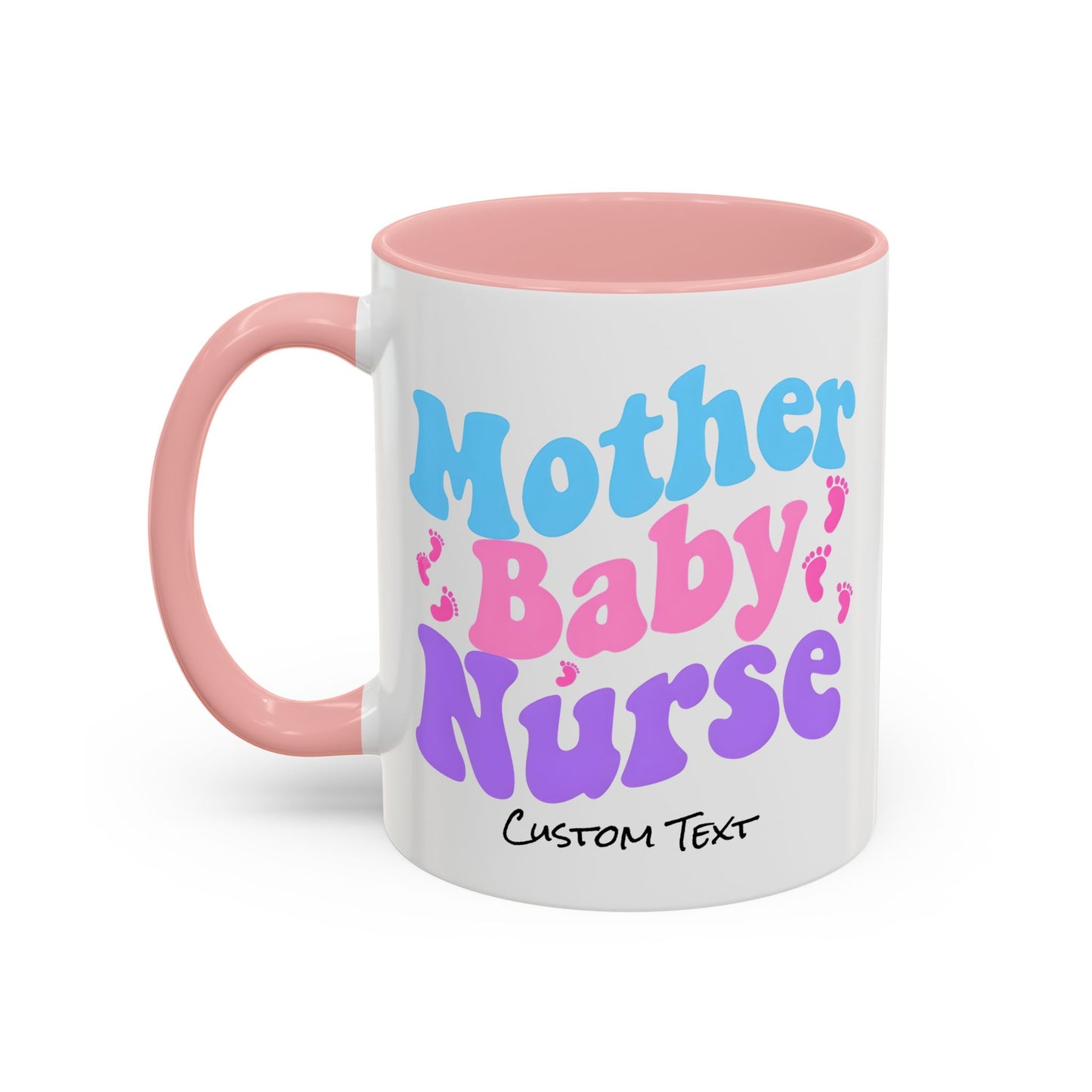 Retro Mother Baby Nurse Coffee Mug, Nurse Practitioner Gift, Labor and Delivery Nurse, Postpartum Gift, Nursery Nurse Cup