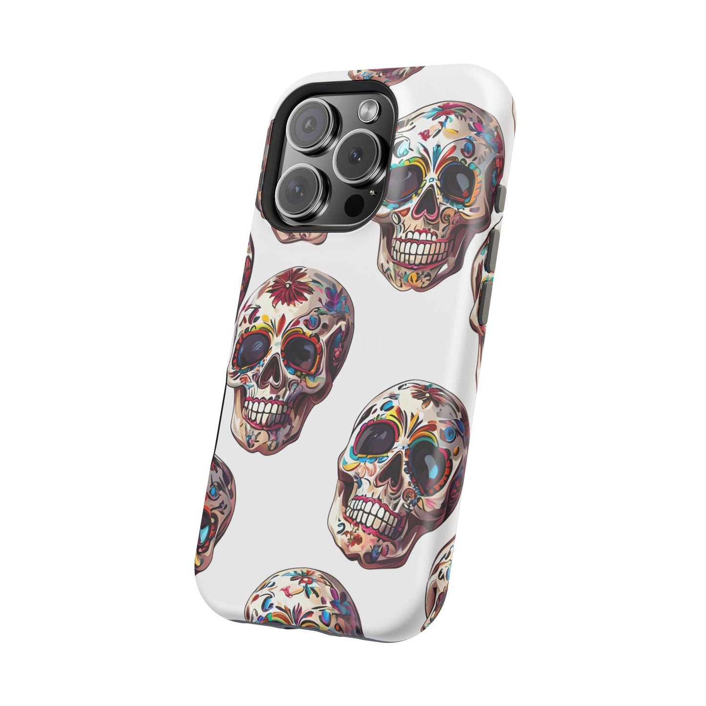 Sugar Skull Phone Case, Dia De Los Muertos, Day Of The Dead, Mexican Tradition, Sugar Skull Art, Wireless Charger