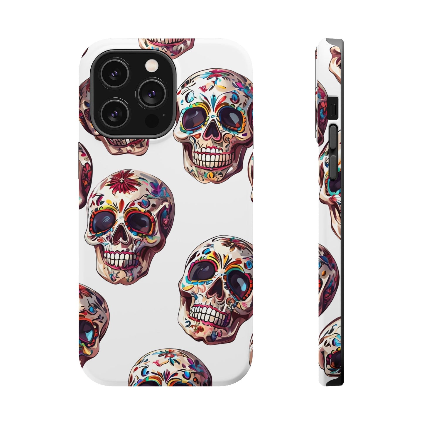 Sugar Skull Phone Case, Dia De Los Muertos, Day Of The Dead, Mexican Tradition, Sugar Skull Art, Wireless Charger