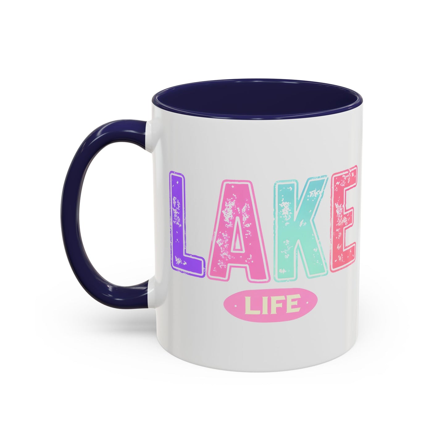 Lake Life Accent Coffee Mug, Great Lakes Mug, Michigan Gifts, Lake Vibes, Modern Mug, Lake House Gifts, Lakehouse Decor