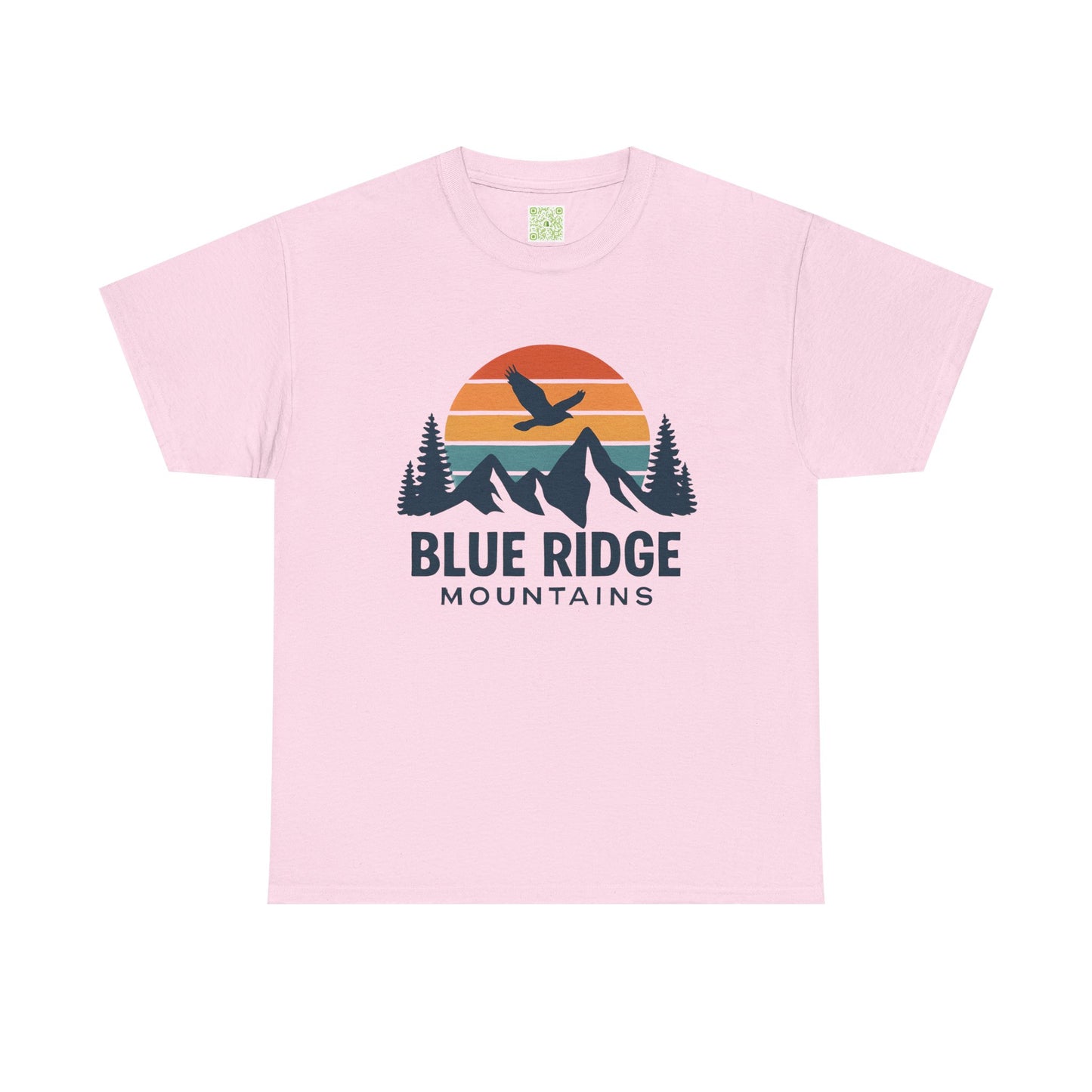 Blue Ridge Parkway Unisex Heavy Cotton Tee, Nature Lover Shirt, Blue Ridge Mountains, North Carolina Shirt, Camping Gift