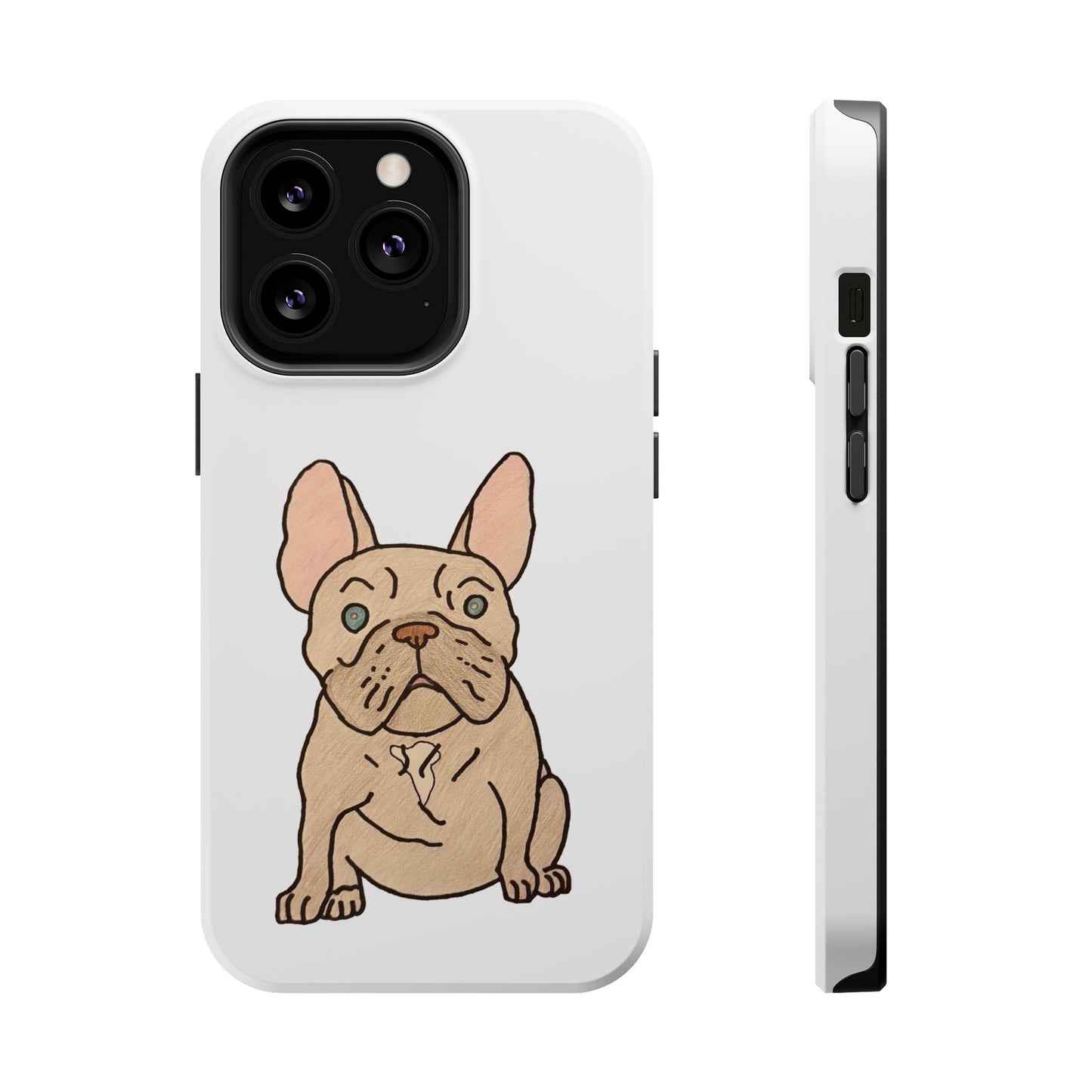 French Bulldog Magnetic Tough Case, Cute Pet Phone Cover, Dog Lover Gift, MagSafe Phone Protector, Unique Phone Accessory