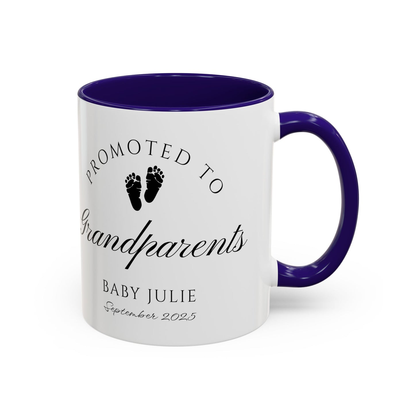 Promoted to Grandparents Mug, Pregnancy Announcement Coffee Cup, Baby Reveal Gift, New Grandparent Mug, Personalized Baby Announcement