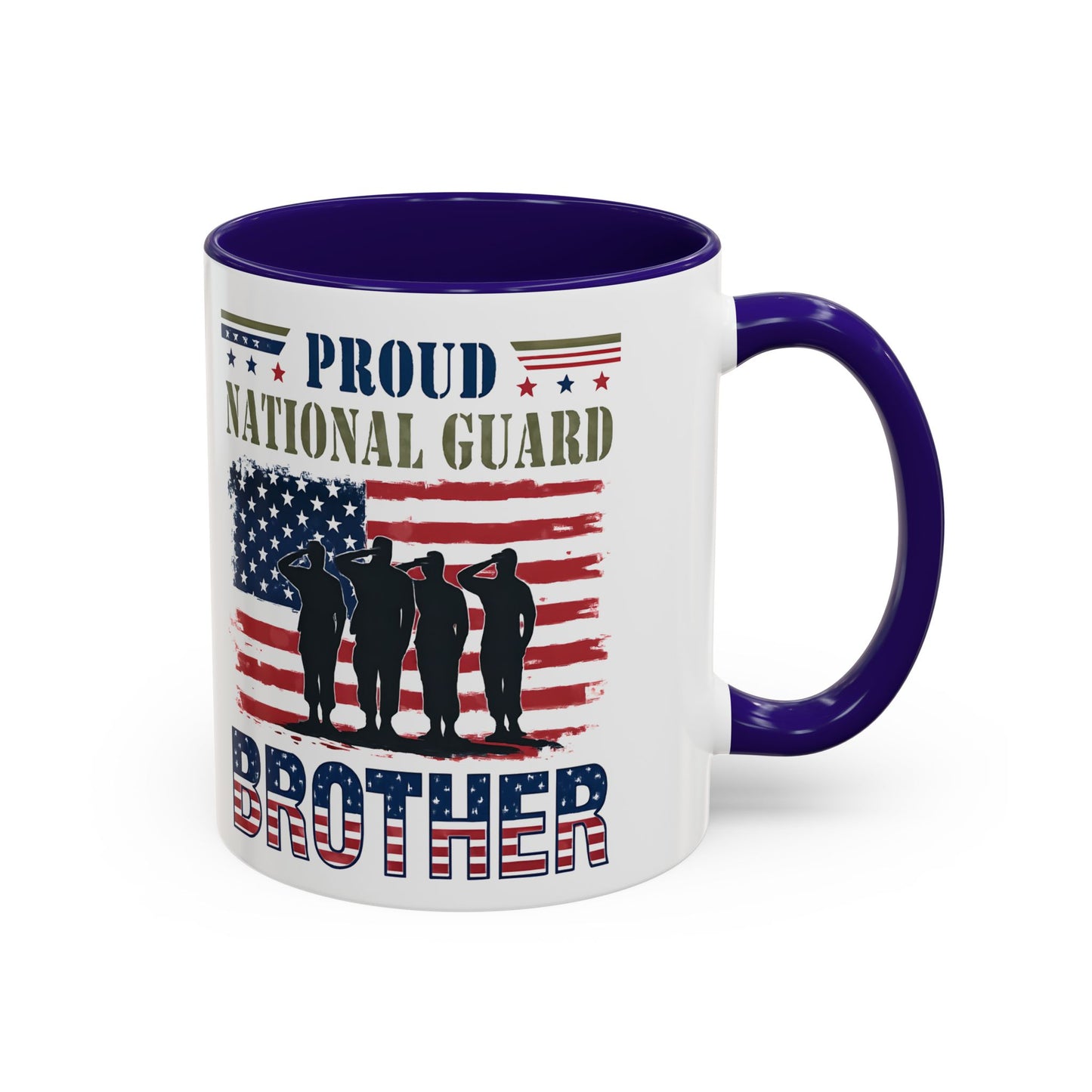National Guard, Proud Brother Coffee Mug, Veteran Appreciation Mug, Military Family Gift, Army Gifts, Tactical Gifts