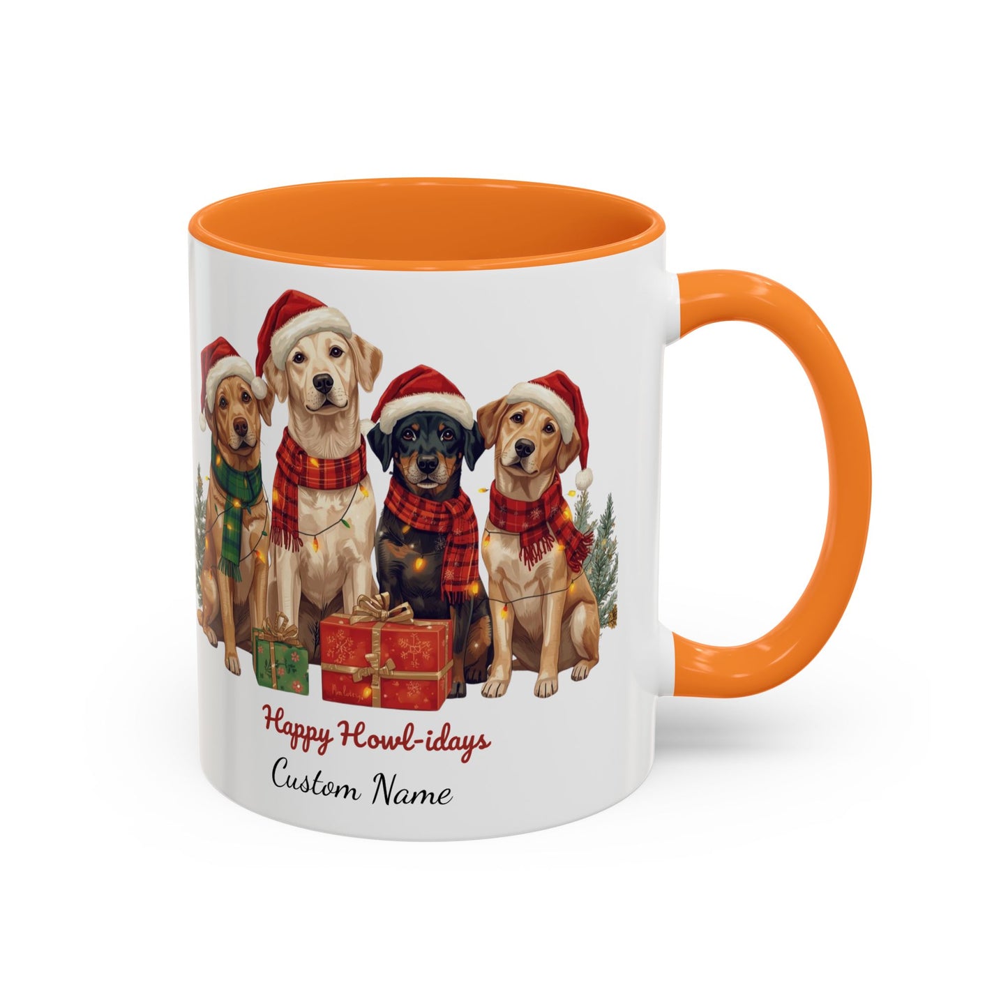 Festive Dog Mug, Dog Christmas Mug, Cute Christmas Dog, Custom Dog Mug, Holiday Spirit, Merry Christmas, Family Xmas Mug