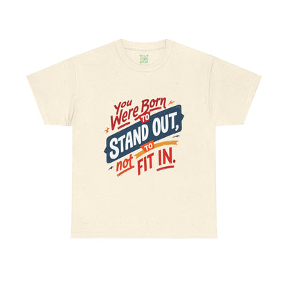 Enneagram 4 You Were Born to Stand Out Tee, Motivational Graphic Tshirt, Creative Souls Gift, Casual Wear, Unisex Tee