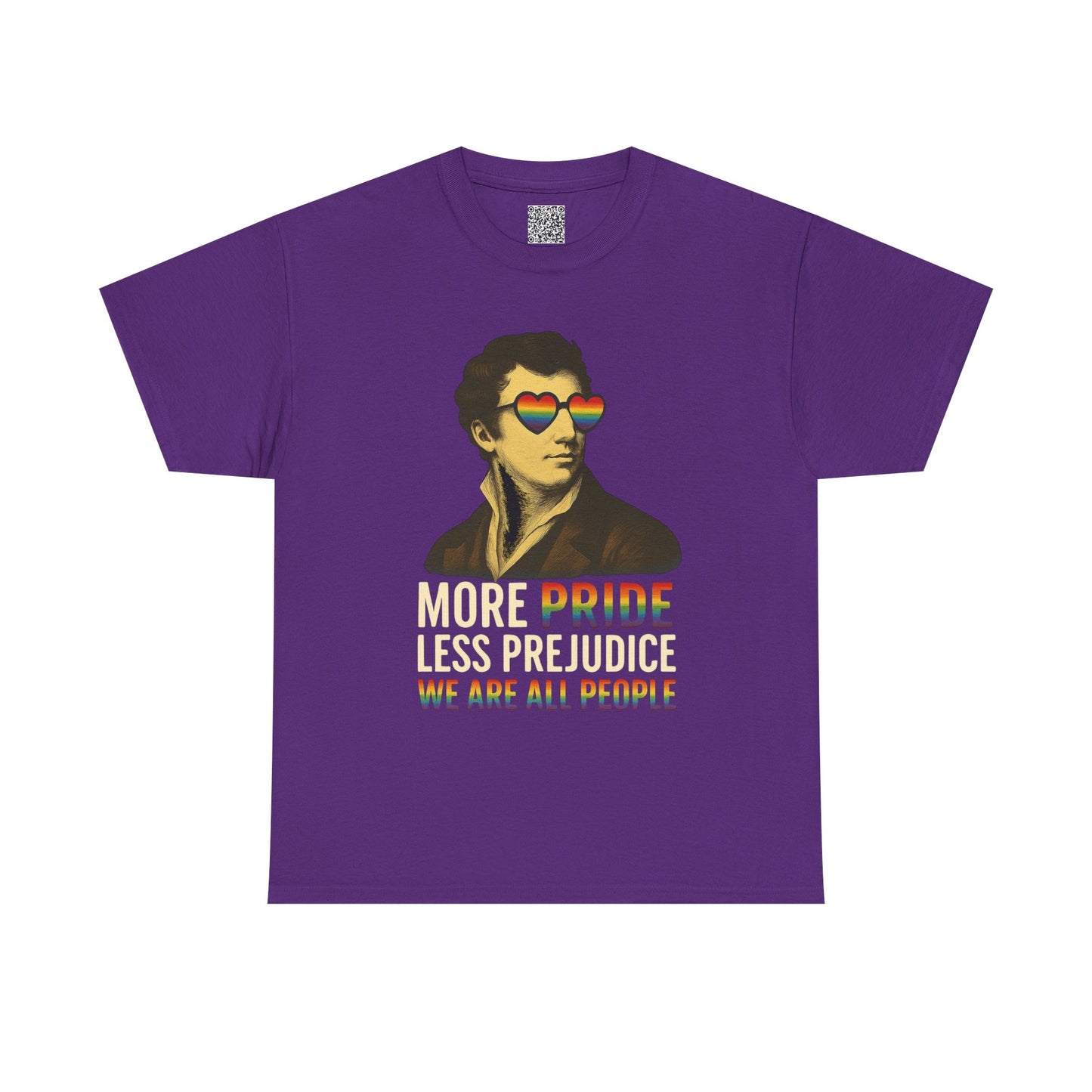 Pride Month Graphic Tee, More Pride Less Prejudice, Queer Shirt, Trans Shirt, Lesbian Shirt, LGBT Pride Outfit, pridemonth, Gay Pride