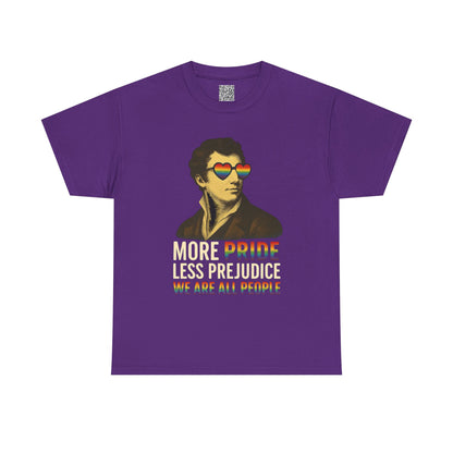 Pride Month Graphic Tee, More Pride Less Prejudice, Queer Shirt, Trans Shirt, Lesbian Shirt, LGBT Pride Outfit, pridemonth, Gay Pride