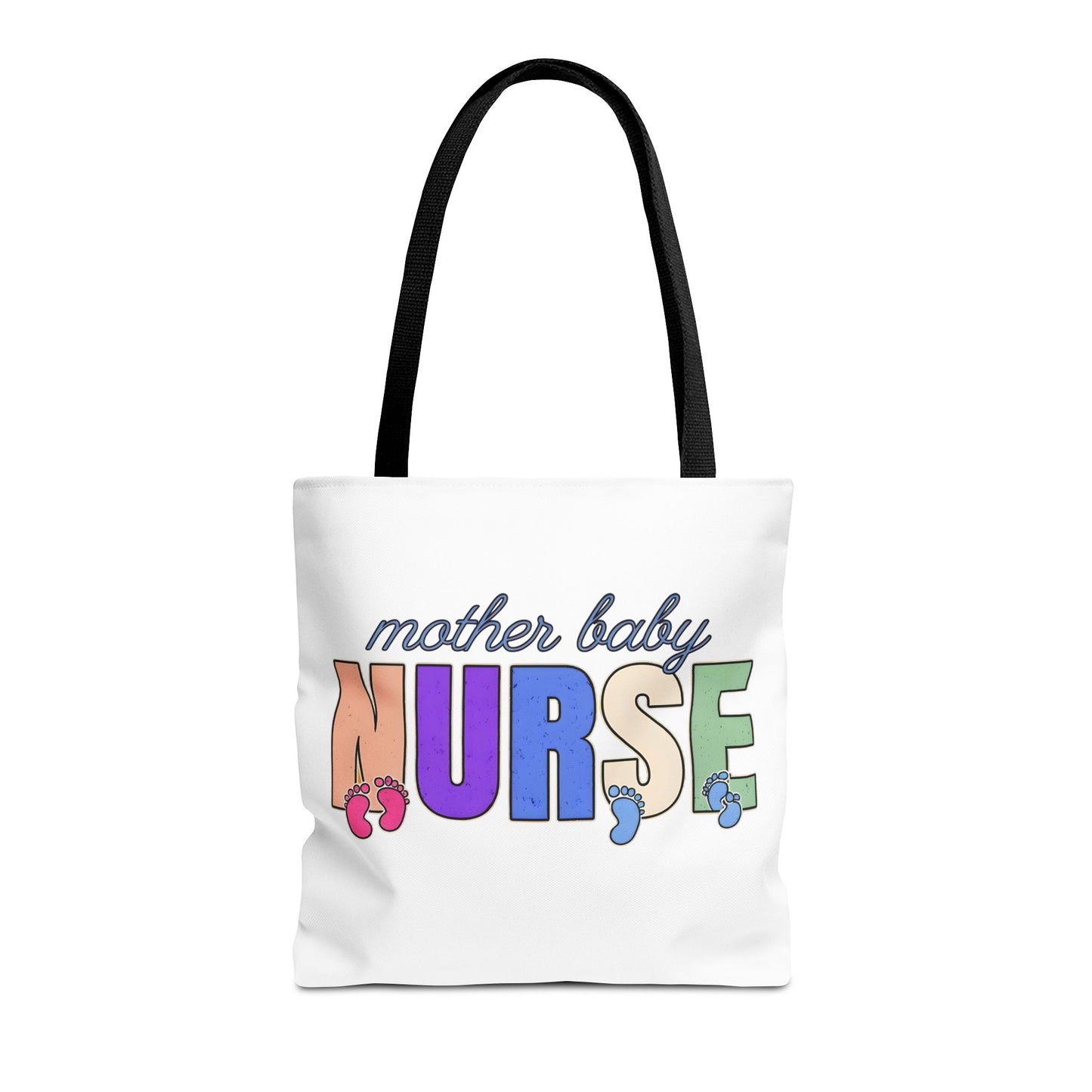 Postpartum Mother Baby Nurse Tote Bag, Nurse Appreciation, Cute Nurse Bag, Labor and Delivery, Midwife Gift
