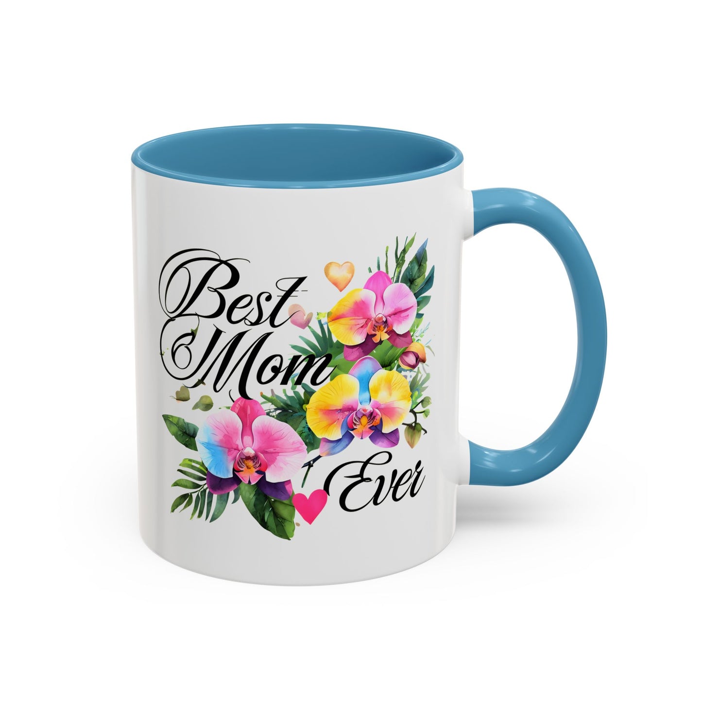 Floral Best Mom Coffee Mug, Vibrant Tea Mug for Mom, Unique Mother's Day Gift, Appreciation Gift for Her