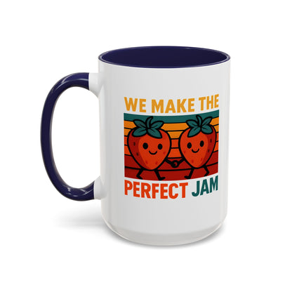 Humorous Strawberry Jam Coffee Mug, Summer Vibes Mug, Strawberry Mug, Food Humor Mug, Hilarious Mug, Gift Idea