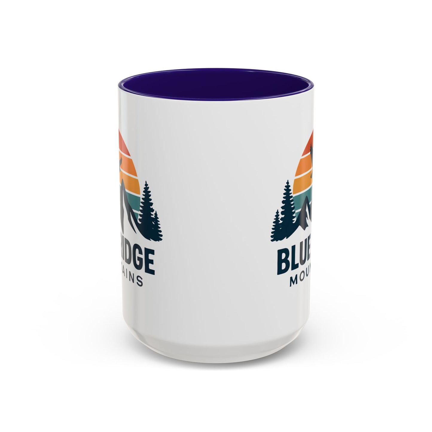 Blue Ridge Mountains, One Happy Camper, Accent Coffee Mug, Blueridge Mug, Blue Ridge Parkway, Camping Coffee Mug, Camping Gift