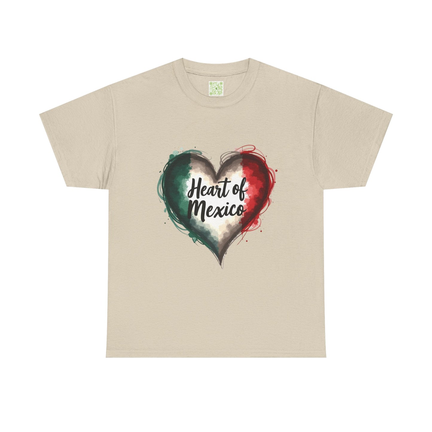 Viva la Vida Heart of Mexico Tee, Unisex Cotton Tee, Celebrate Mexican Heritage, Cinco de Mayo, Gift for Culture Lovers, Mexican Pride Tee