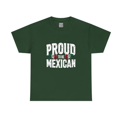 Proud to Be Mexican Cotton Shirt, Mexican Heritage Shirt, Mexican Independence Tee, Hispanic Heritage, Mexican Pride