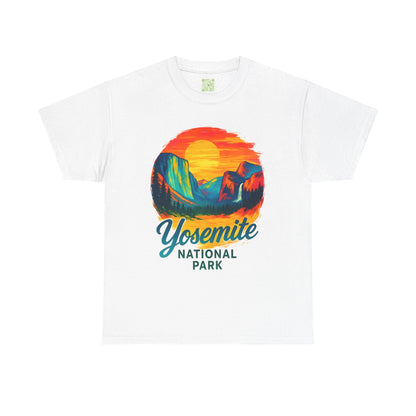 Retro Sunset Yosemite National Park Tee, Yosemite Shirt, Yosemite Gift, Wildflower Yosemite, Yosemite El Capitan