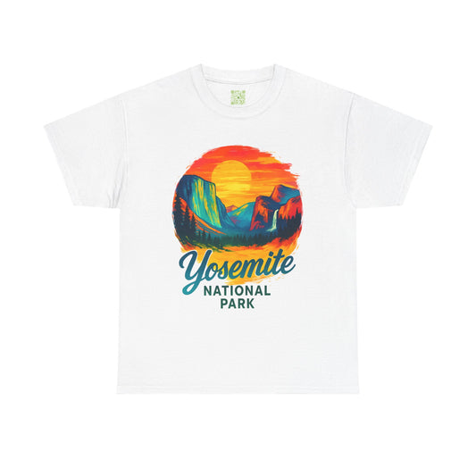 Retro Sunset Yosemite National Park Tee, Yosemite Shirt, Yosemite Gift, Wildflower Yosemite, Yosemite El Capitan