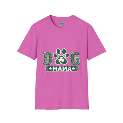 Dog Mama T-Shirt - Unisex Pet Lover Tee, Dog Paw Print Shirt, Dog Mom Gift, Casual Wear for Animal Lovers