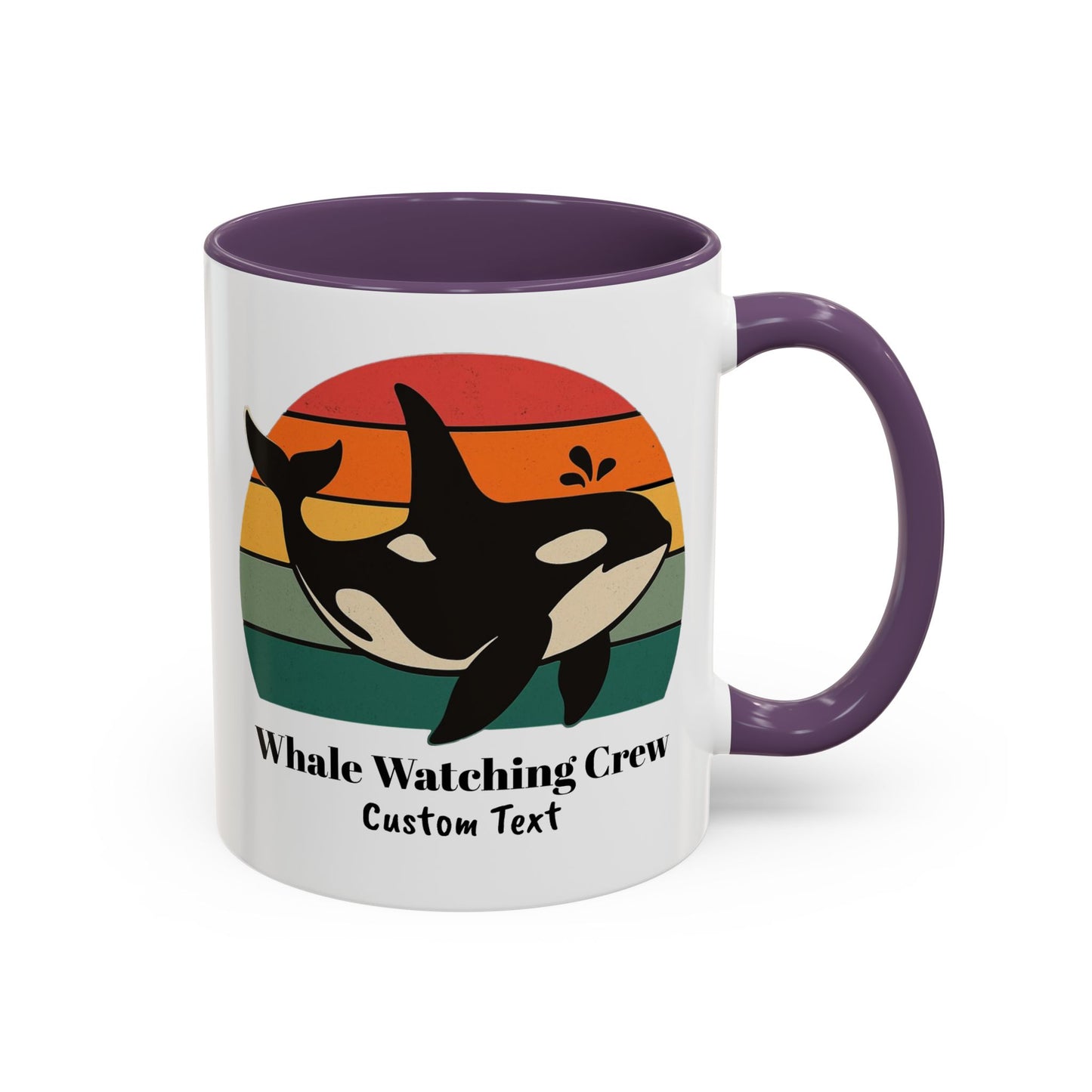 Personalized Orca Whale Coffee Mug, Whale Watching Mug, Whale Gifts, Alaskan Cruise, Blue Whale, Beluga Whale, Maui Excursion