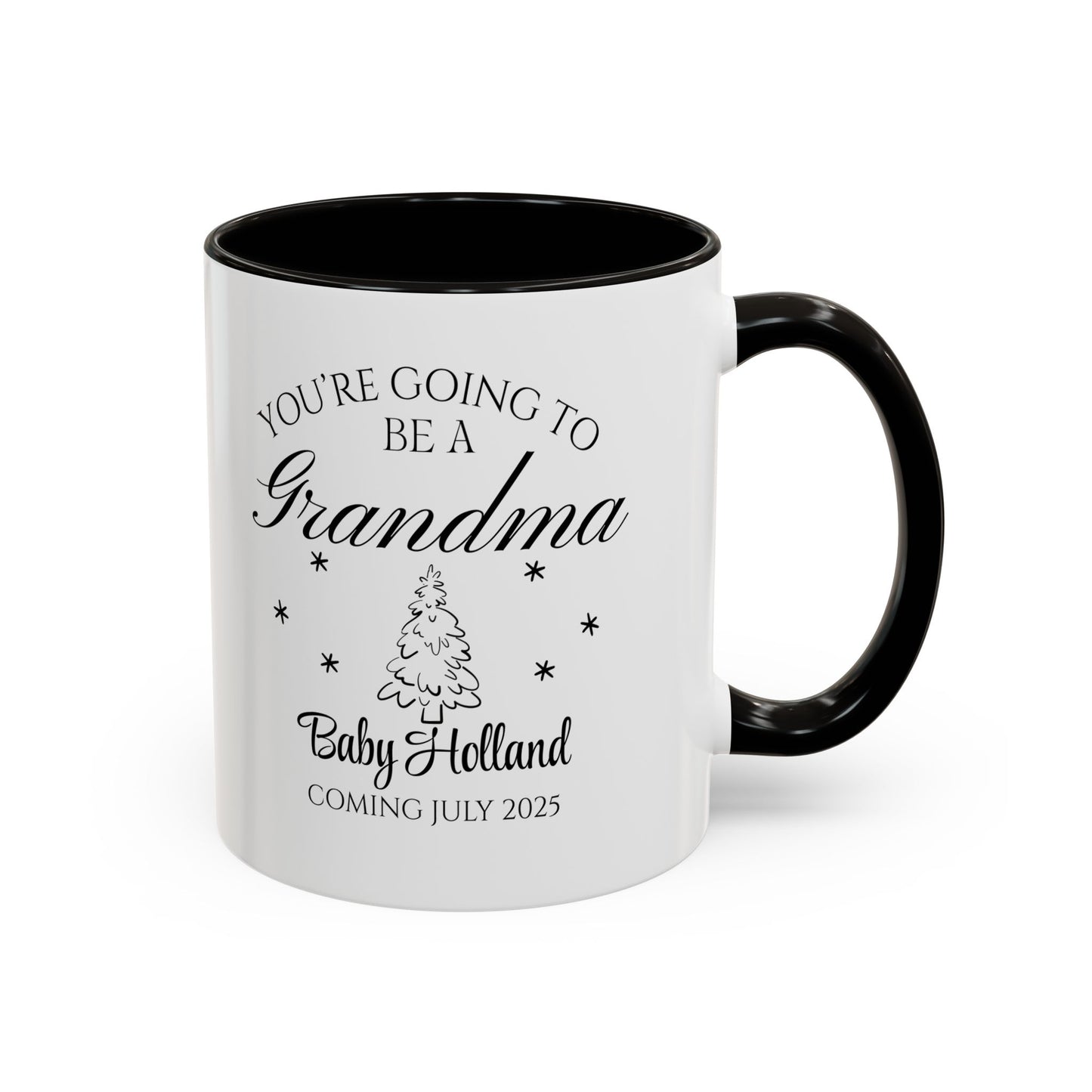 You’re Going to Be a Grandma Mug, Pregnancy Announcement Coffee Cup, New Grandma Gift, Baby Reveal Mug for Grandparents, 2025 Baby Announcement