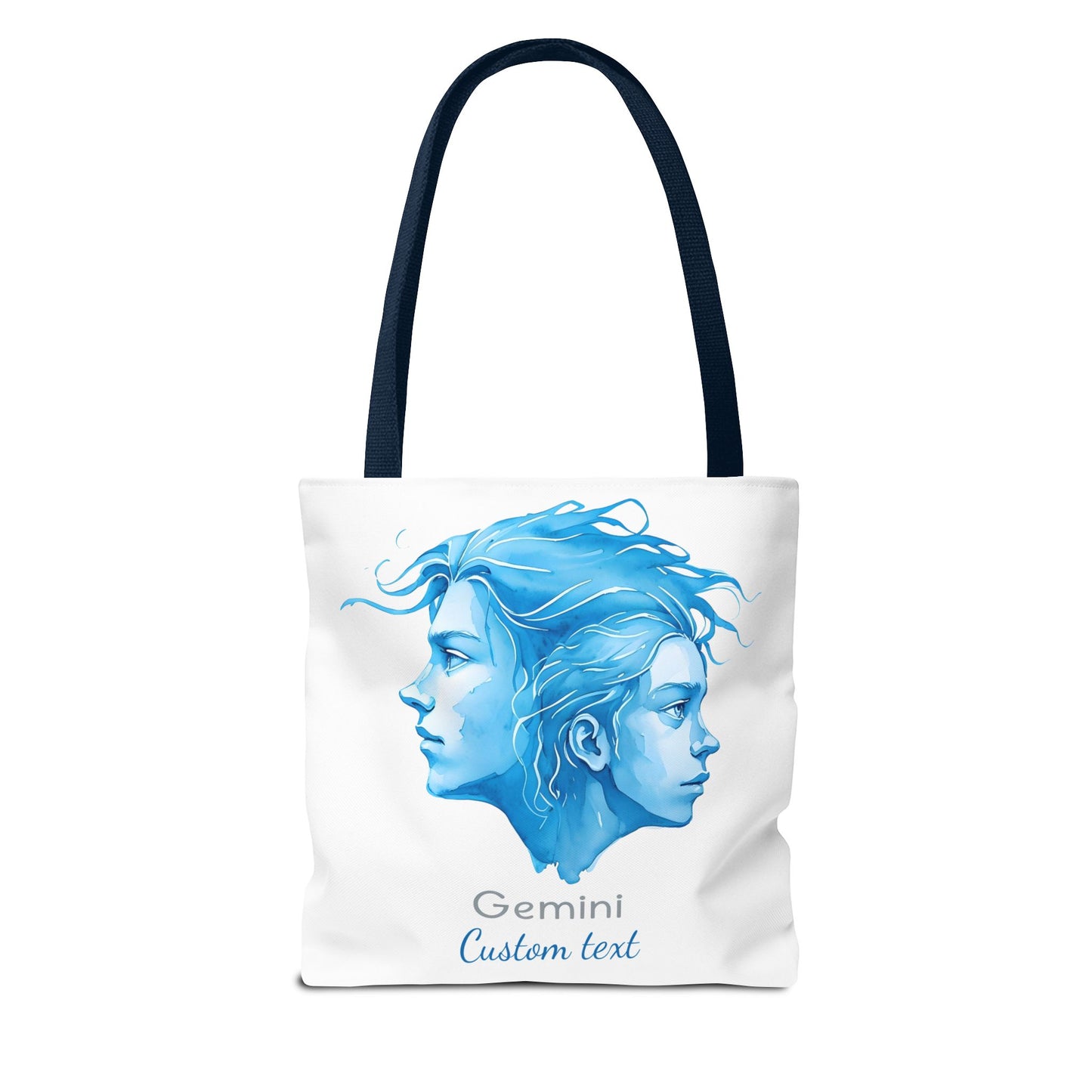 Gemini Zodiac Personalized Tote Bag, Astrology Lover Gift, Artistic Tote Bag, Gemini Birthday Gift, Trendy Tote