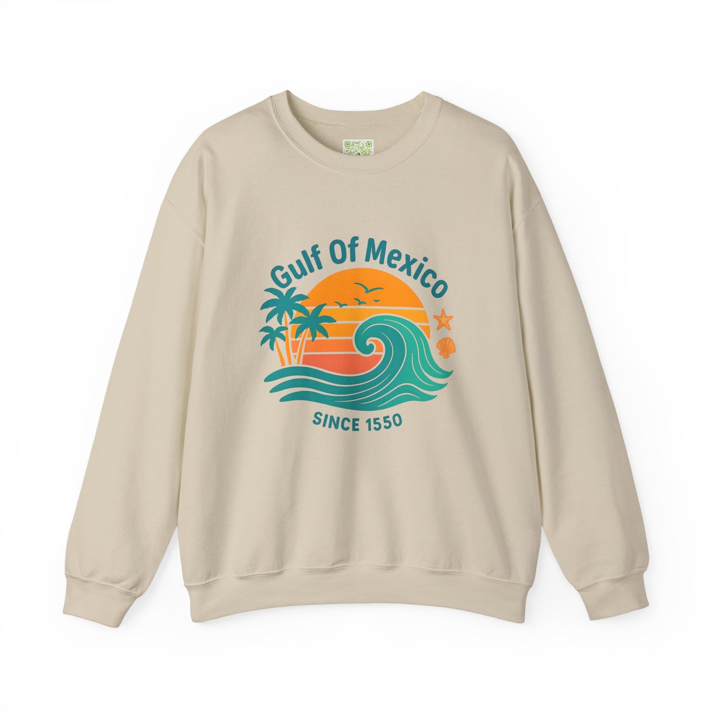 Gulf of Mexico Crewneck Sweatshirt, Retro Beach Vibes, Gulfo de Mexico, Democrat Tee, Resistance Shirt, Social Justice