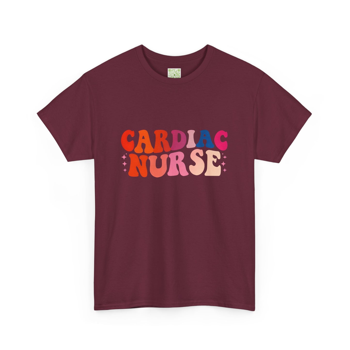 Cardiac Nurse Unisex Heavy Cotton Tee, Cardiac Nurse Shirt, ICU Nurse Gift, Nurses Day Gift, Nurse Squad Shirt