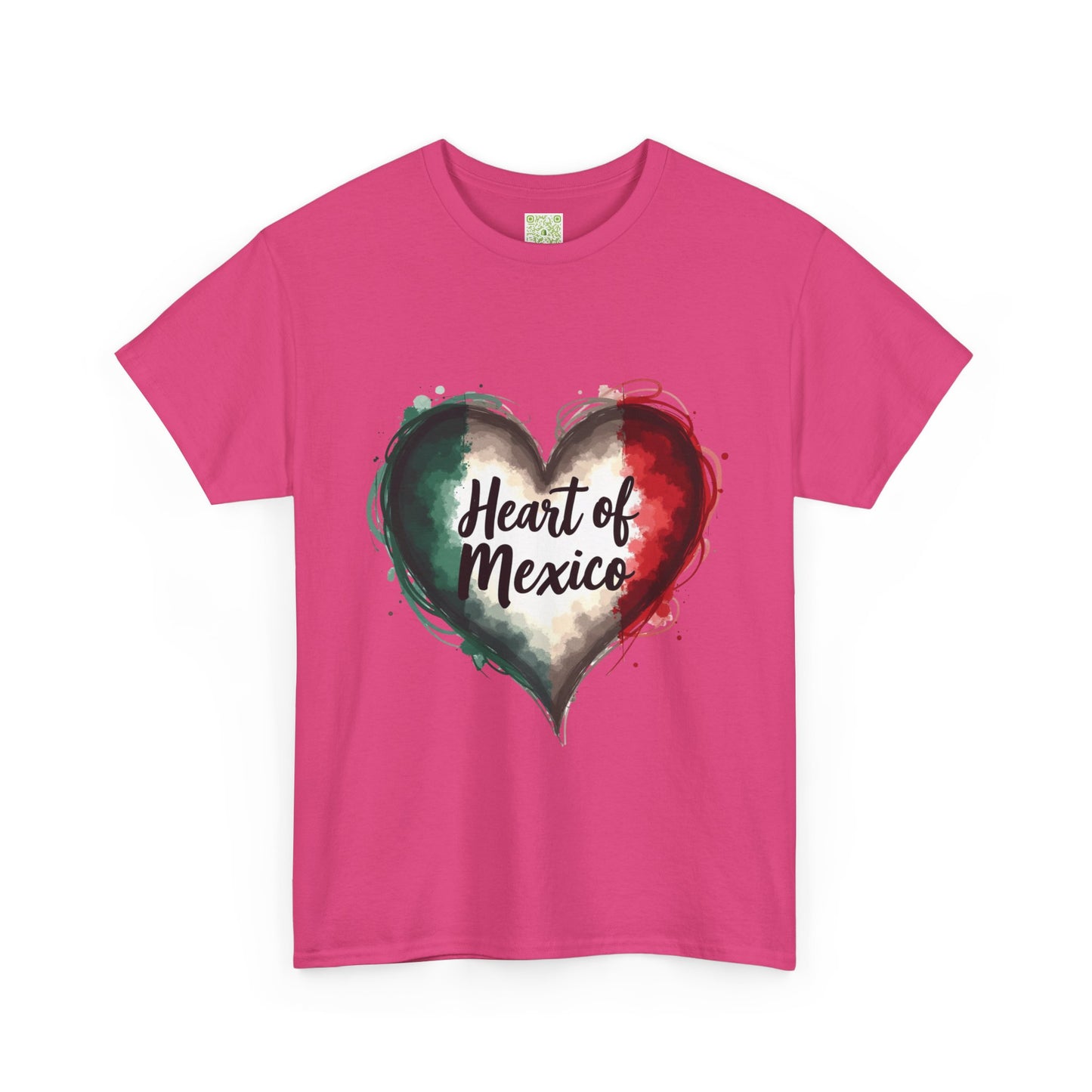 Viva la Vida Heart of Mexico Tee, Unisex Cotton Tee, Celebrate Mexican Heritage, Cinco de Mayo, Gift for Culture Lovers, Mexican Pride Tee