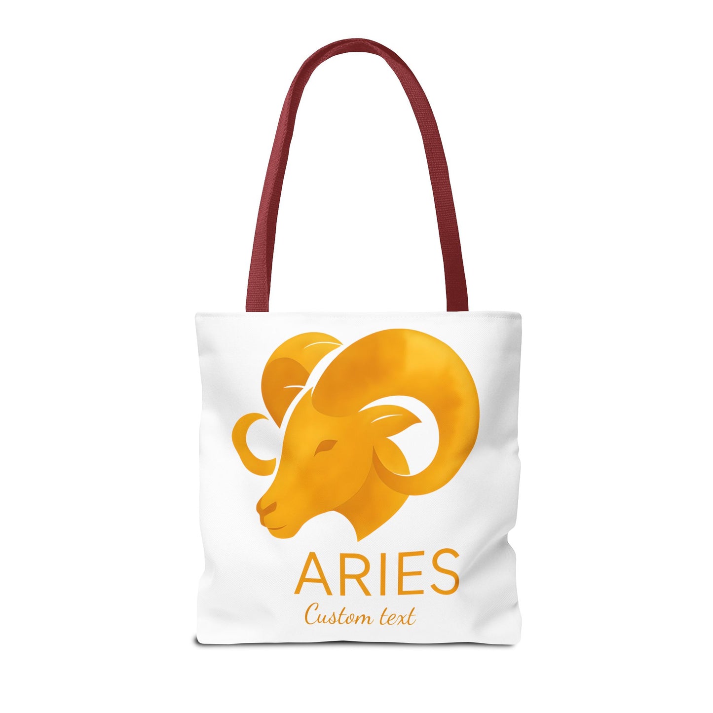 Aries Zodiac Personalized Tote Bag, Artistic Tote Bag, Astrology Bag, Unique Tote Bag, Aries Birthday Gift