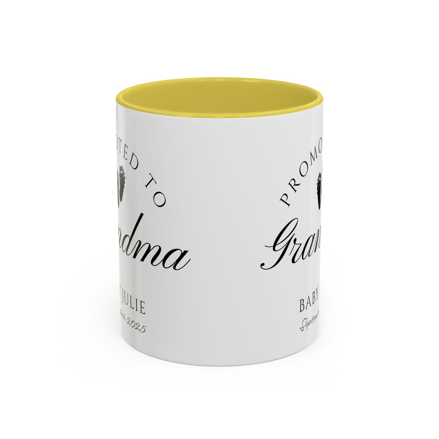 Promoted to Grandma Mug, Pregnancy Announcement Coffee Cup, Baby Reveal Gift, New Grandparent Mug, Grandma to Be Gift, Custom Baby Announcement