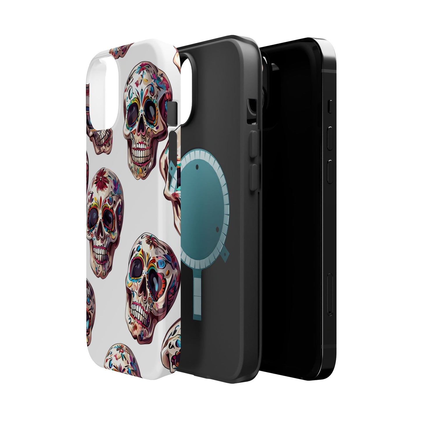 Sugar Skull Phone Case, Dia De Los Muertos, Day Of The Dead, Mexican Tradition, Sugar Skull Art, Wireless Charger