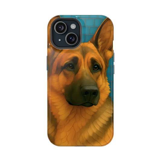 German Shepherd Mosaic Phone Case, German Shepherd Mom Gift, Dog Phone Case, Pet Gift, Dog Lover Present, iPhone Dog Case