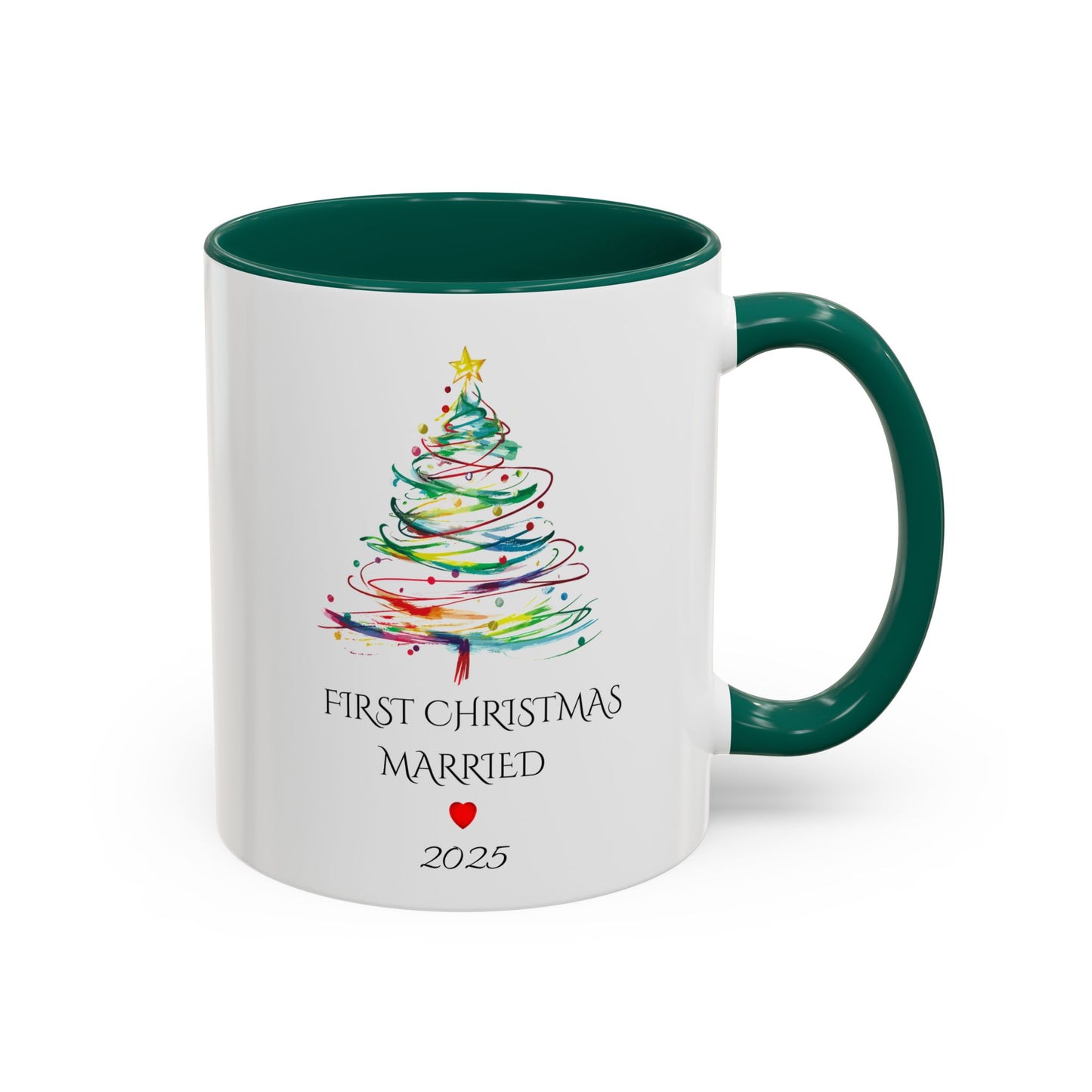 First Year Married Mug, Mr and Mrs Mug, Couple Mug, First Christmas Married, Just Married Gift, Newlywed Gift Ideas