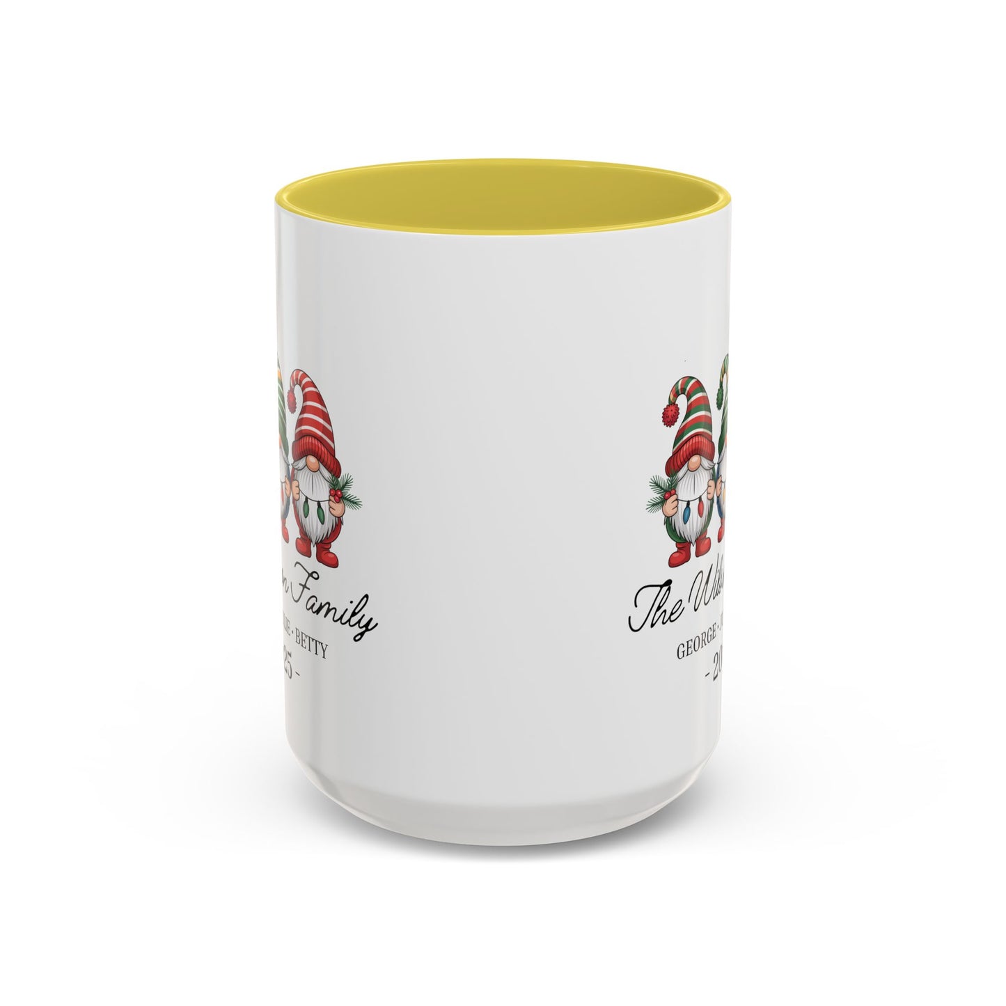 gnome mug, Personalized Family Gnome Christmas Mug, Custom Family Name 2025 Coffee Cup, Cute Holiday Gift for Family, Christmas Gnome Mug Keepsake