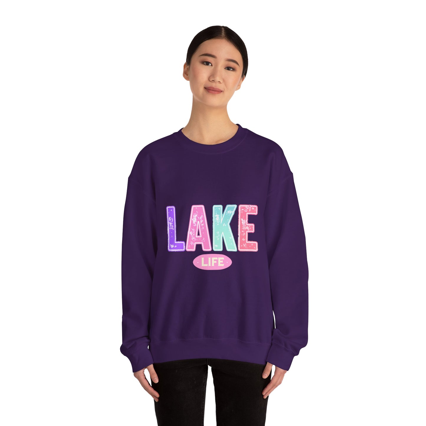 Lake Life Crewneck Sweatshirt - Unisex Heavy Blend for Comfort and Style