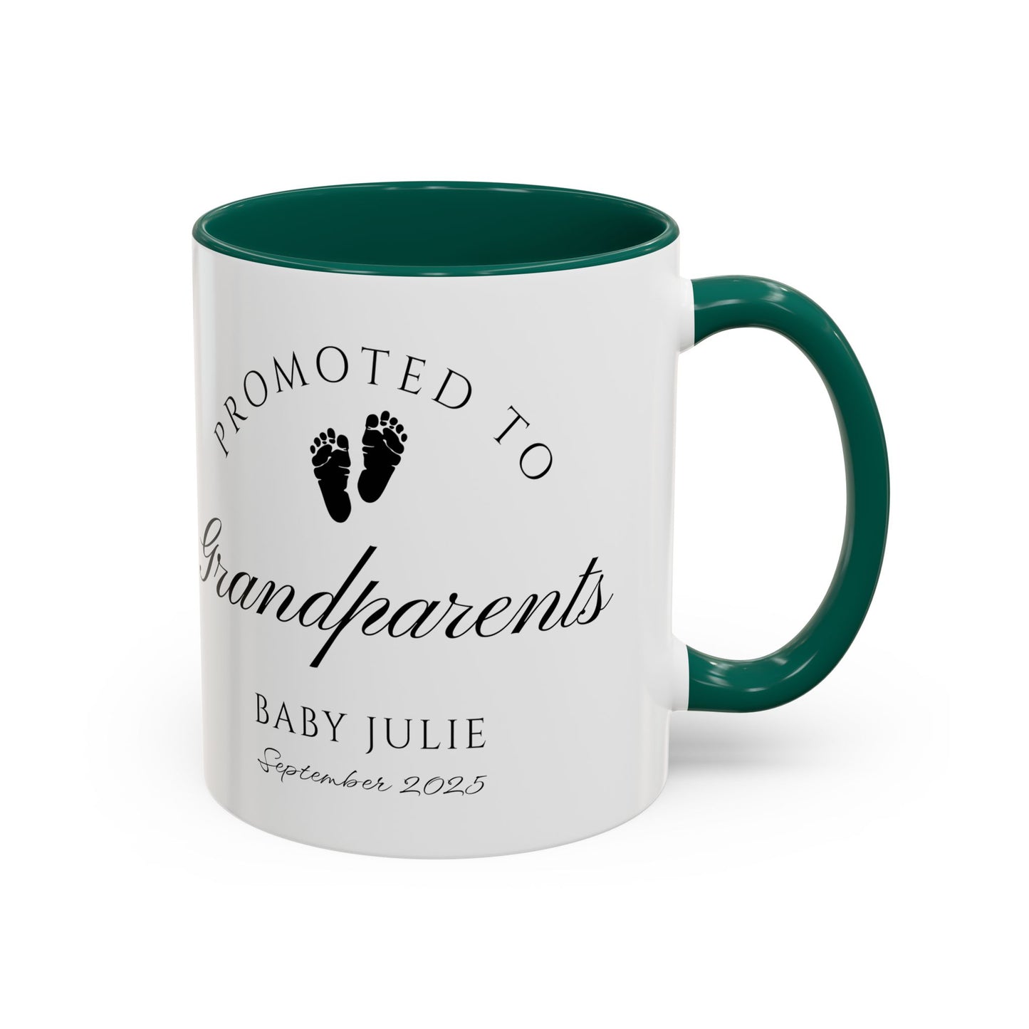 Promoted to Grandparents Mug, Pregnancy Announcement Coffee Cup, Baby Reveal Gift, New Grandparent Mug, Personalized Baby Announcement