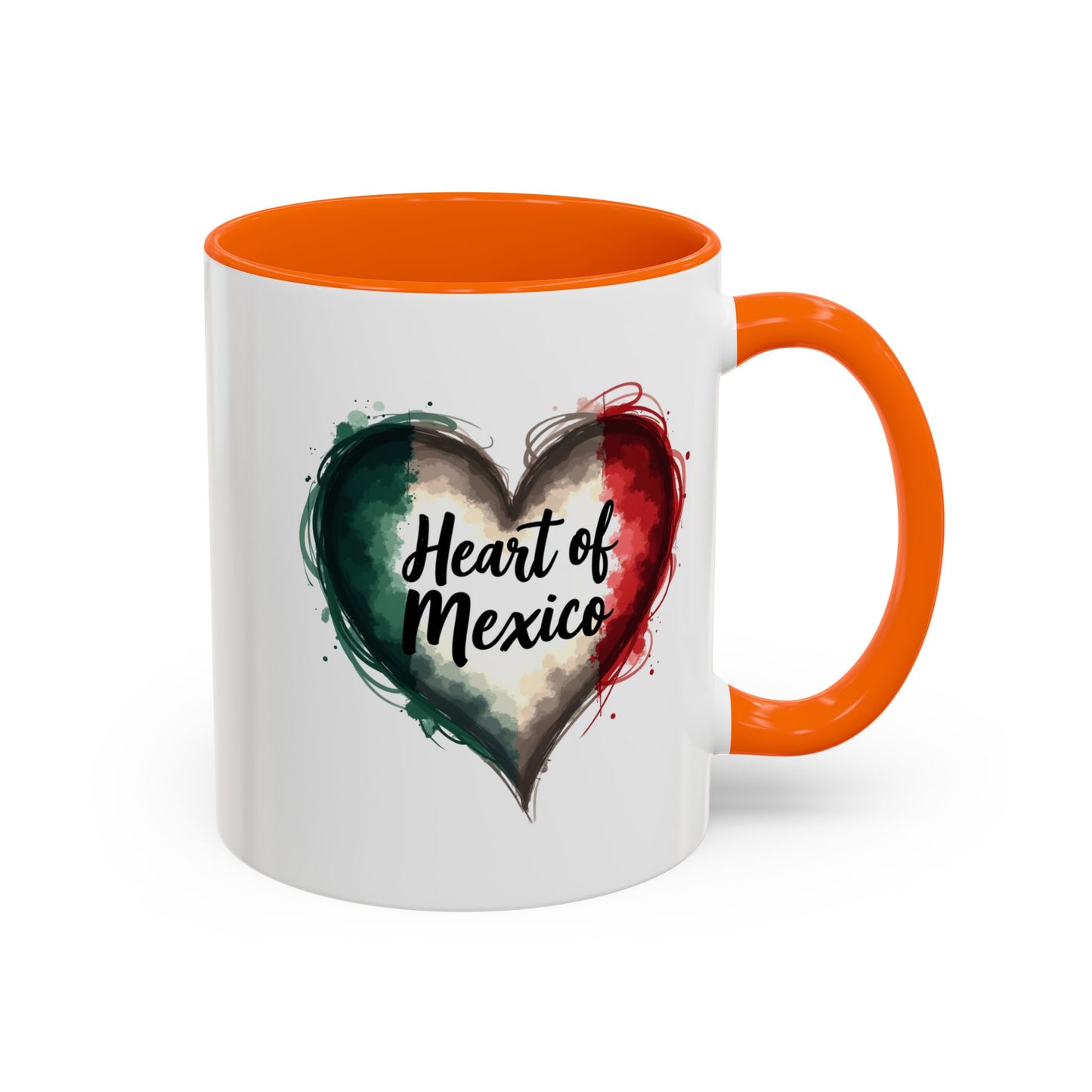 Heart of Mexico Coffee Mug, Hispanic Heritage Mug, Mexican Pride Gift, Immigrant Rights, Mexican Culture, Resistance Mug