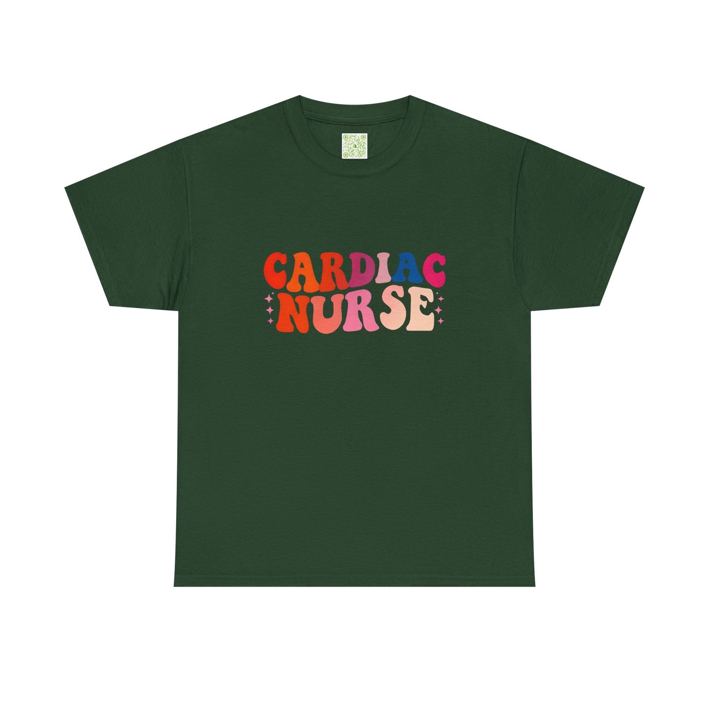 Cardiac Nurse Unisex Heavy Cotton Tee, Cardiac Nurse Shirt, ICU Nurse Gift, Nurses Day Gift, Nurse Squad Shirt