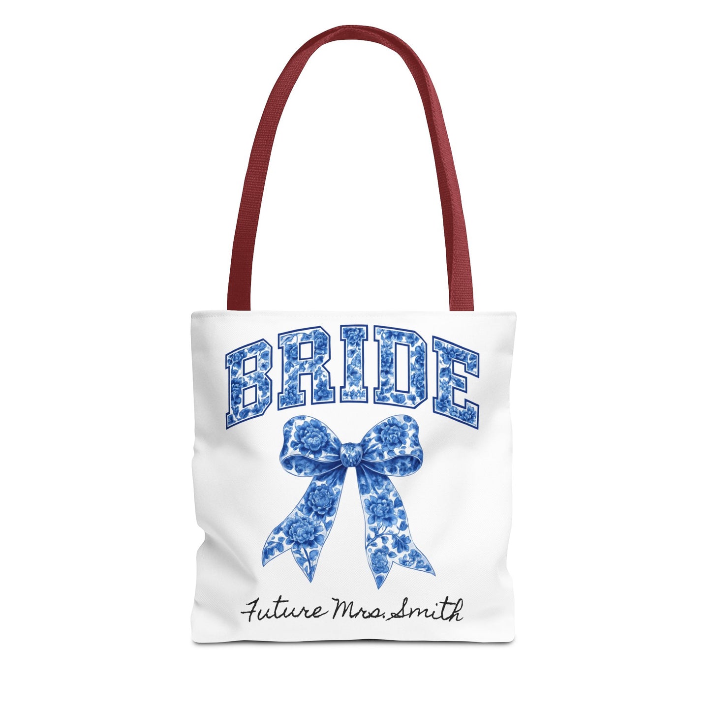 Bridal Tote Bag, Future Mrs. Smith Gift, Wedding Planning, Bride-to-Be Accessory, Personalized Bridal Shower Favor