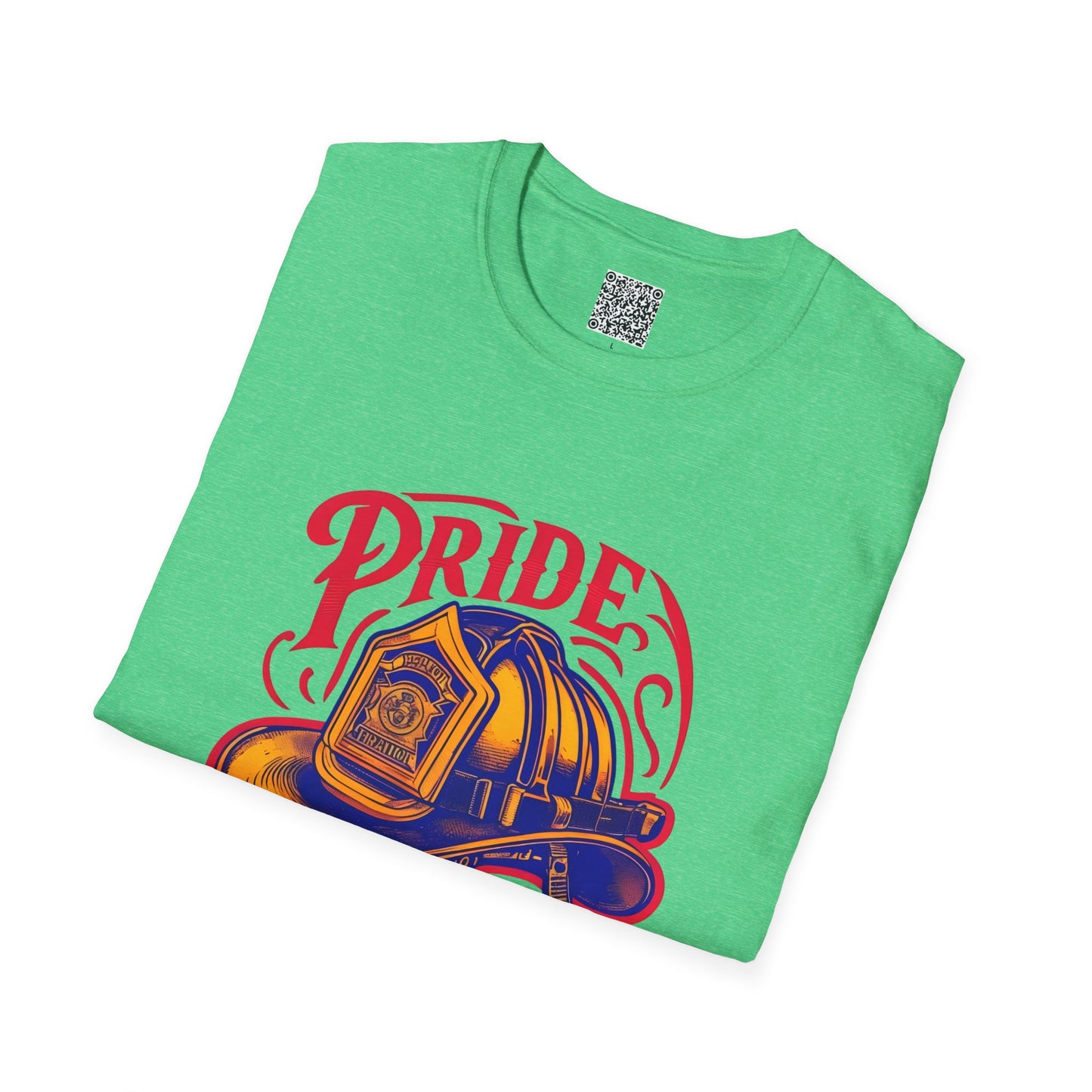 Firefighter Pride T-Shirt, Honor Tradition Tee, Unisex Softstyle Shirt, First Responder Gift, Fire Department Apparel