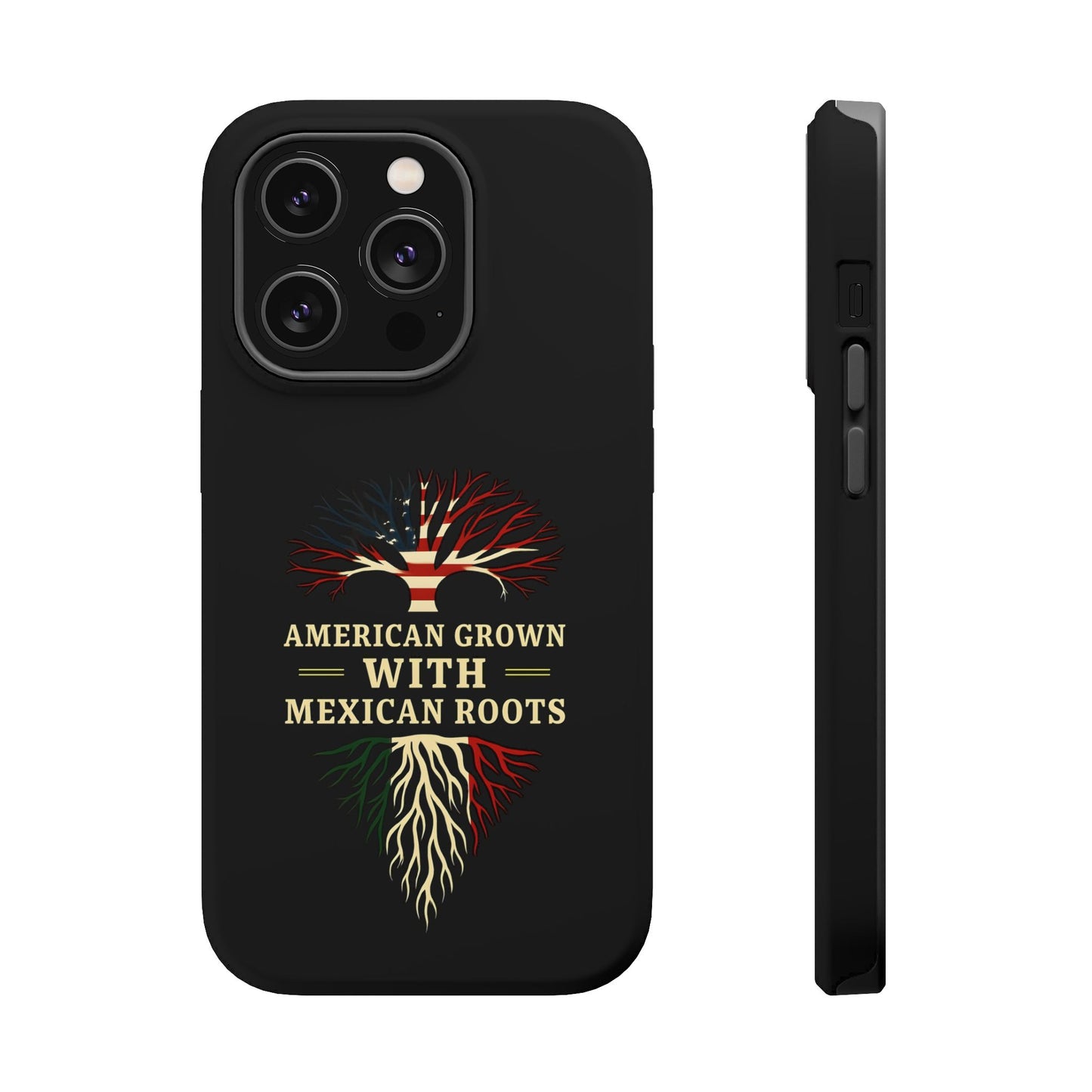 American Grown Magnetic Phone Case, Custom Tough Phone Cover, Unique Phone Accessory, Gift for Her, Multicultural Pride