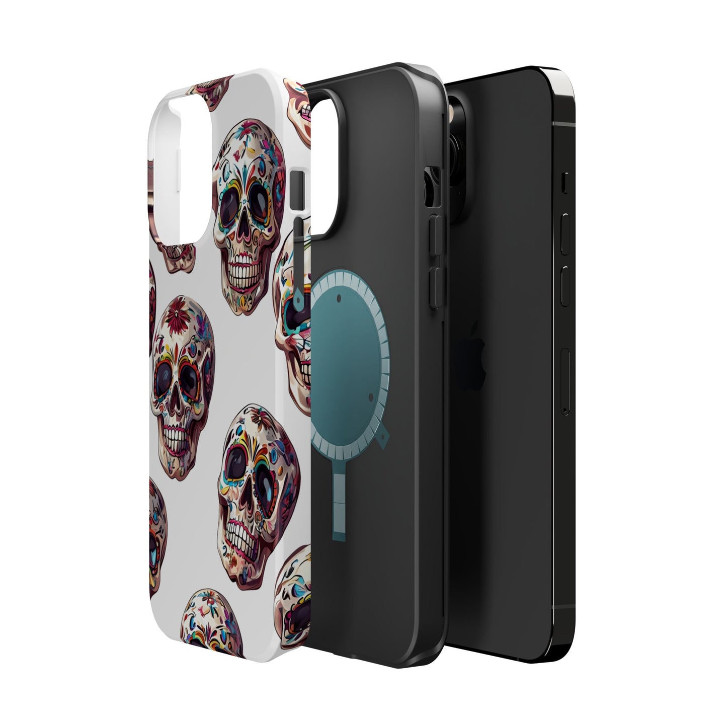 Sugar Skull Phone Case, Dia De Los Muertos, Day Of The Dead, Mexican Tradition, Sugar Skull Art, Wireless Charger