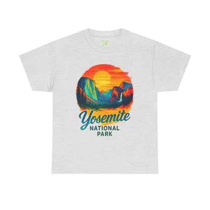 Retro Sunset Yosemite National Park Tee, Yosemite Shirt, Yosemite Gift, Wildflower Yosemite, Yosemite El Capitan