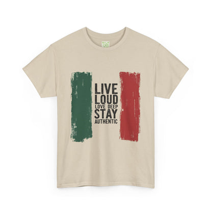 Viva La Vida Mexico Shirt, Live Loud Love Deep Stay Authentic, Mexico Pride, Mexican Independence, Mexican Culture, Hispanic Heritage