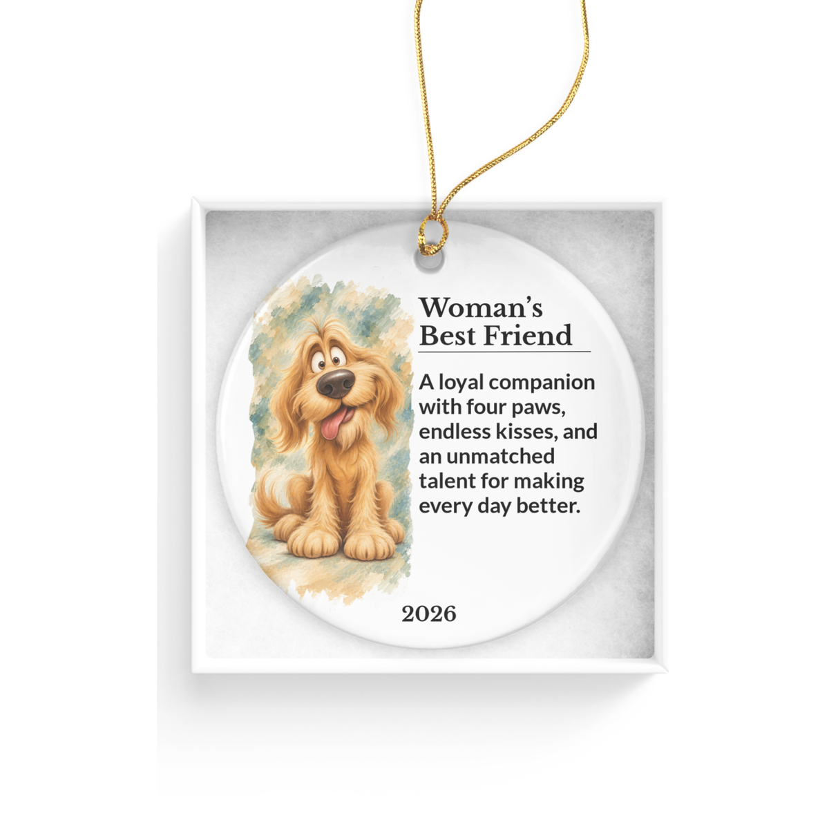 Personalized Dog Ornament, Ceramic Ornament, Personalized Christmas Ornament, Pet Ornament, Pet Christmas Ornament, Custom Pet Ornament