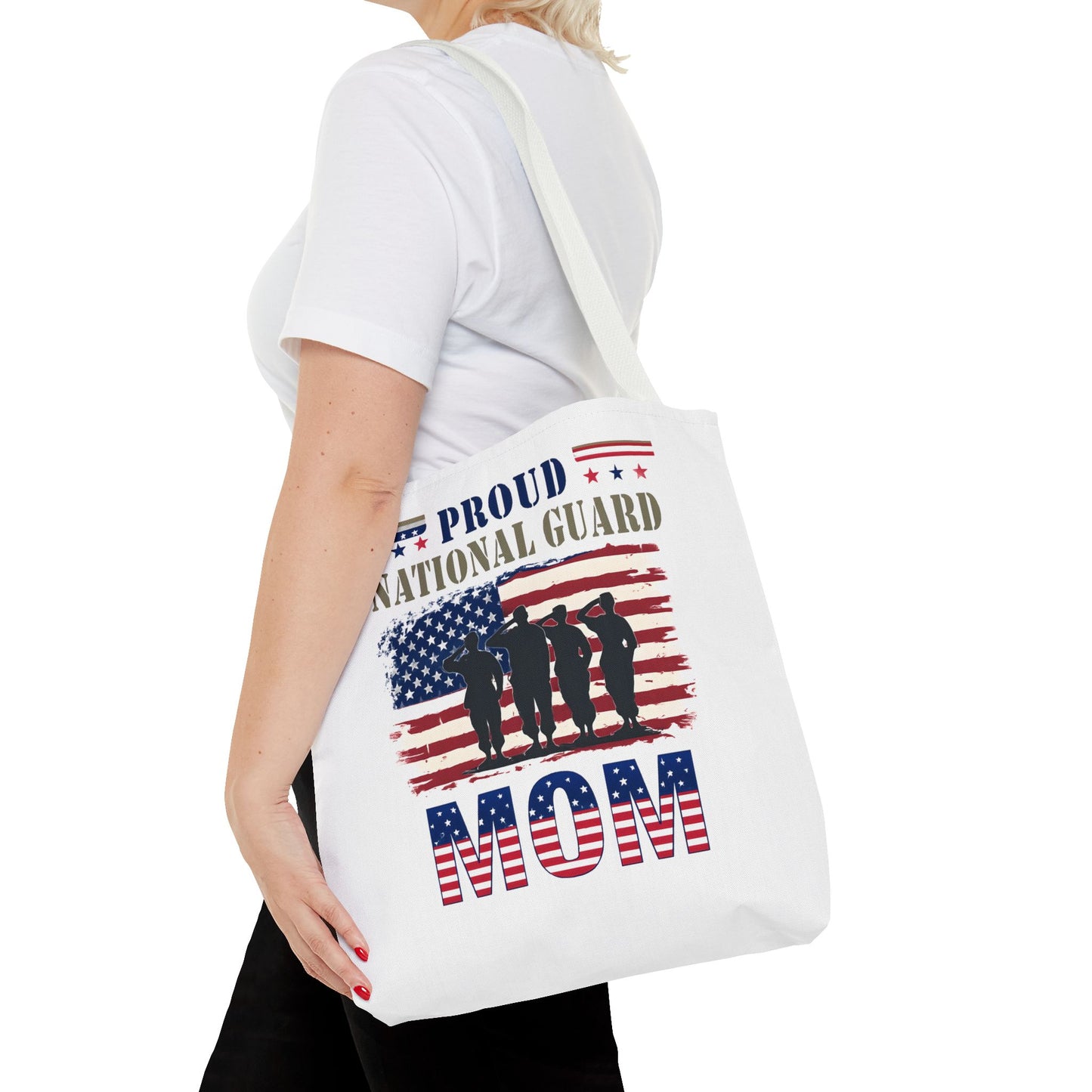 Proud National Guard Mom Tote Bag, Proud Army Mom, Marine Mom, Army Wife, Military Mom, Military Tote Bag, USA