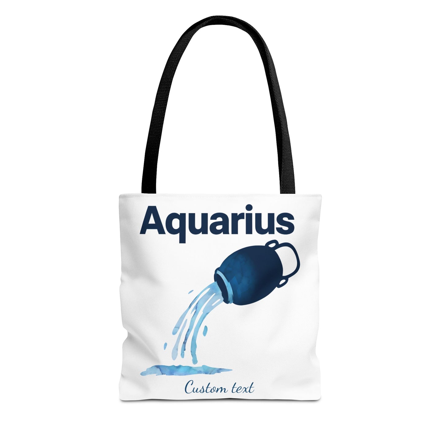 Aquarius Zodiac Personalized Tote Bag, Astrology Lover, Trendy Tote Bag, Aquarius Birthday Gift, Weekender Bag