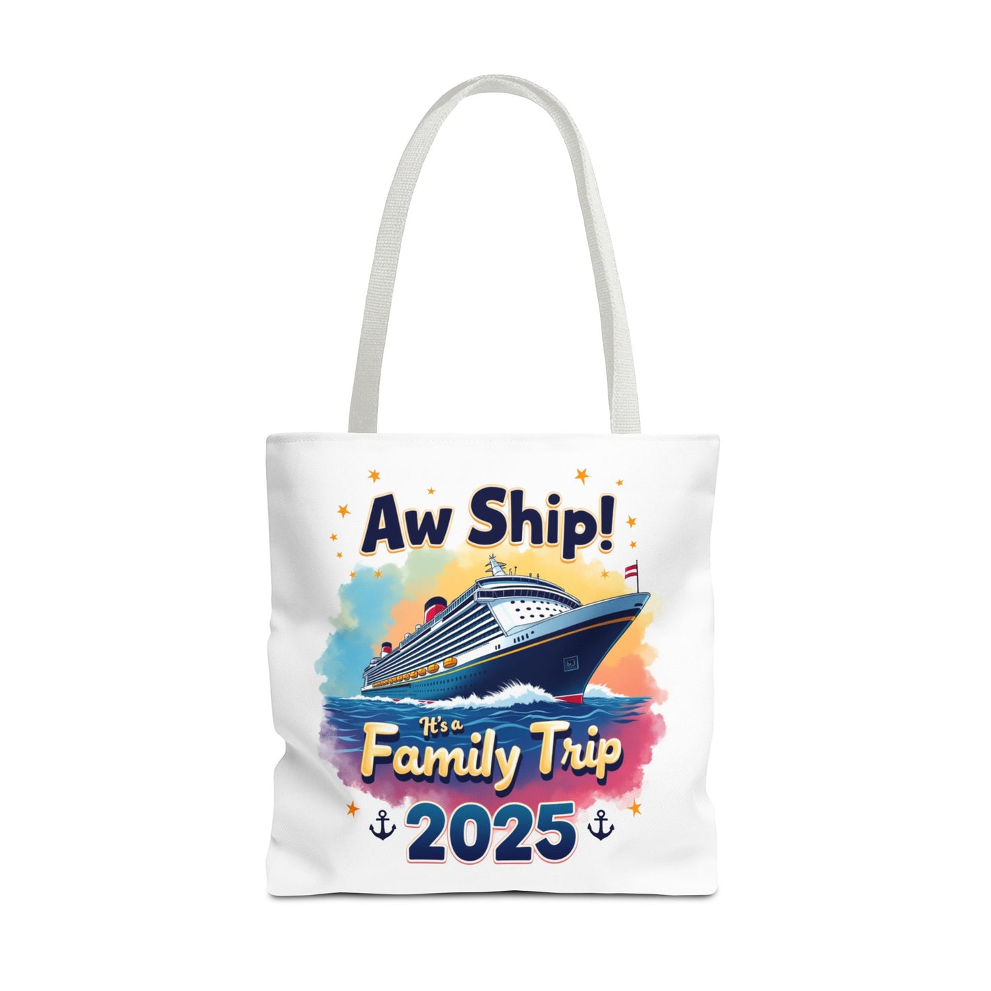 Aw Ship Family Cruise Tote Bag, Family Vacation 2025, Custom Travel Shirt, Cruise Squad 2025, Cruise Mode On, Cruise Life Shirt