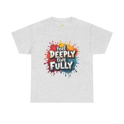 Enneagram  Type 4 Feel Deeply Live Fully Tee, Enneagram Gift, Individualist T-Shirt, Graphic Tshirt, Enneagram Merch