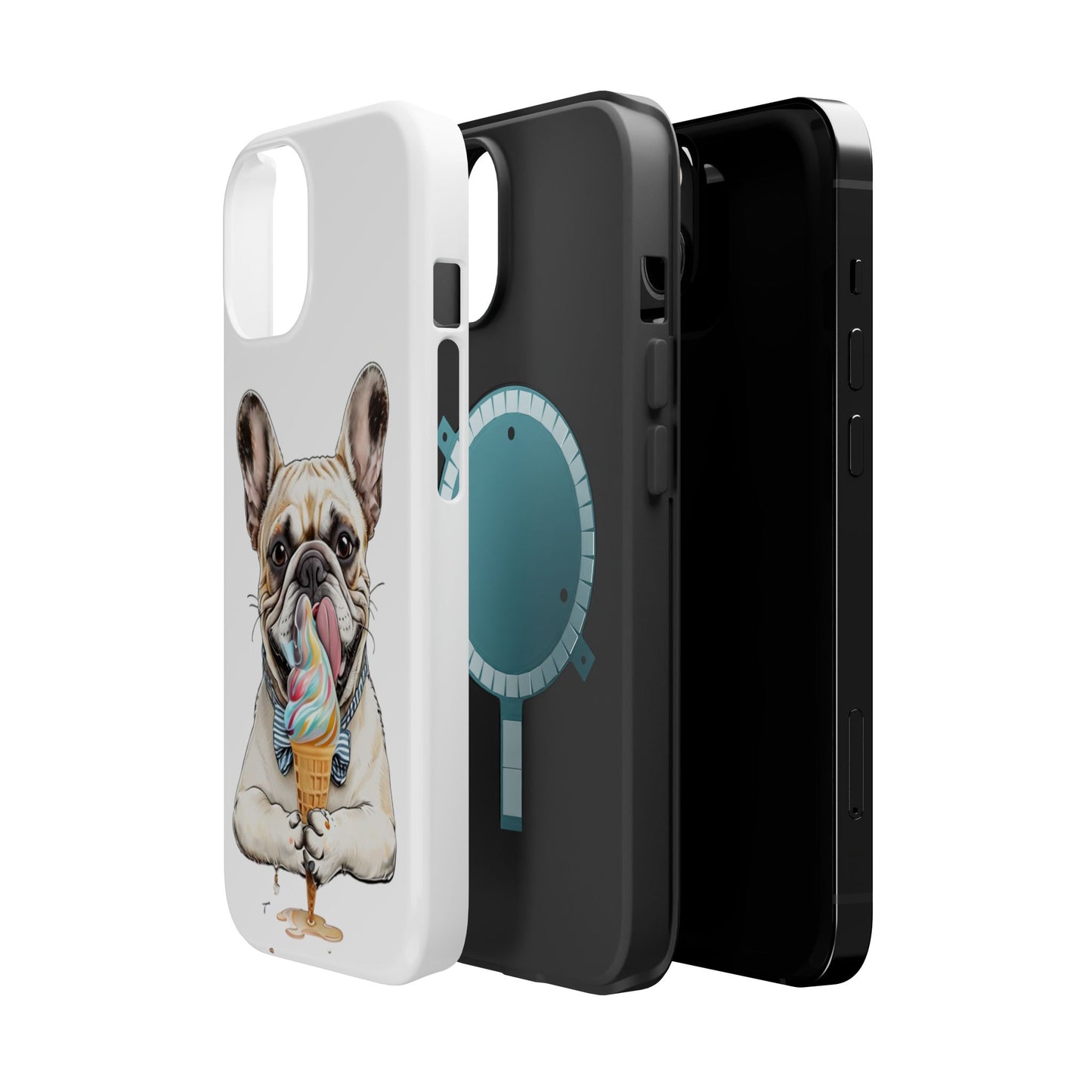 French Bulldog iPhone Case, Ice Cream Phone Case, Frenchie Mom Gift, Dog Phone Case, French Bulldog Lover Gift